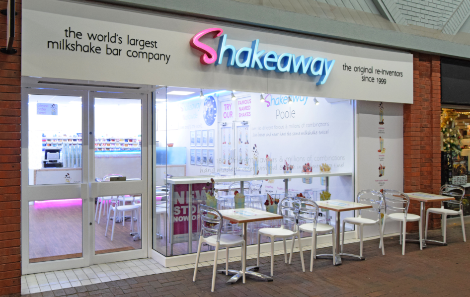 Shakeaway franchise milkshake bar 