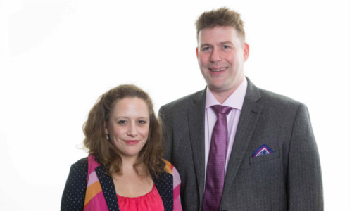 Stuart Callister and Eve Winkler Bright and Beautiful franchisee Stuart Callister and Eve Winkler Bright and Beautiful franchisee