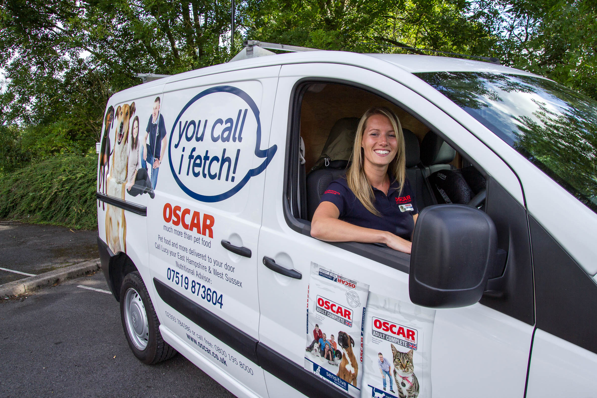 Oscar Pet Food Hampshire Franchise Territory