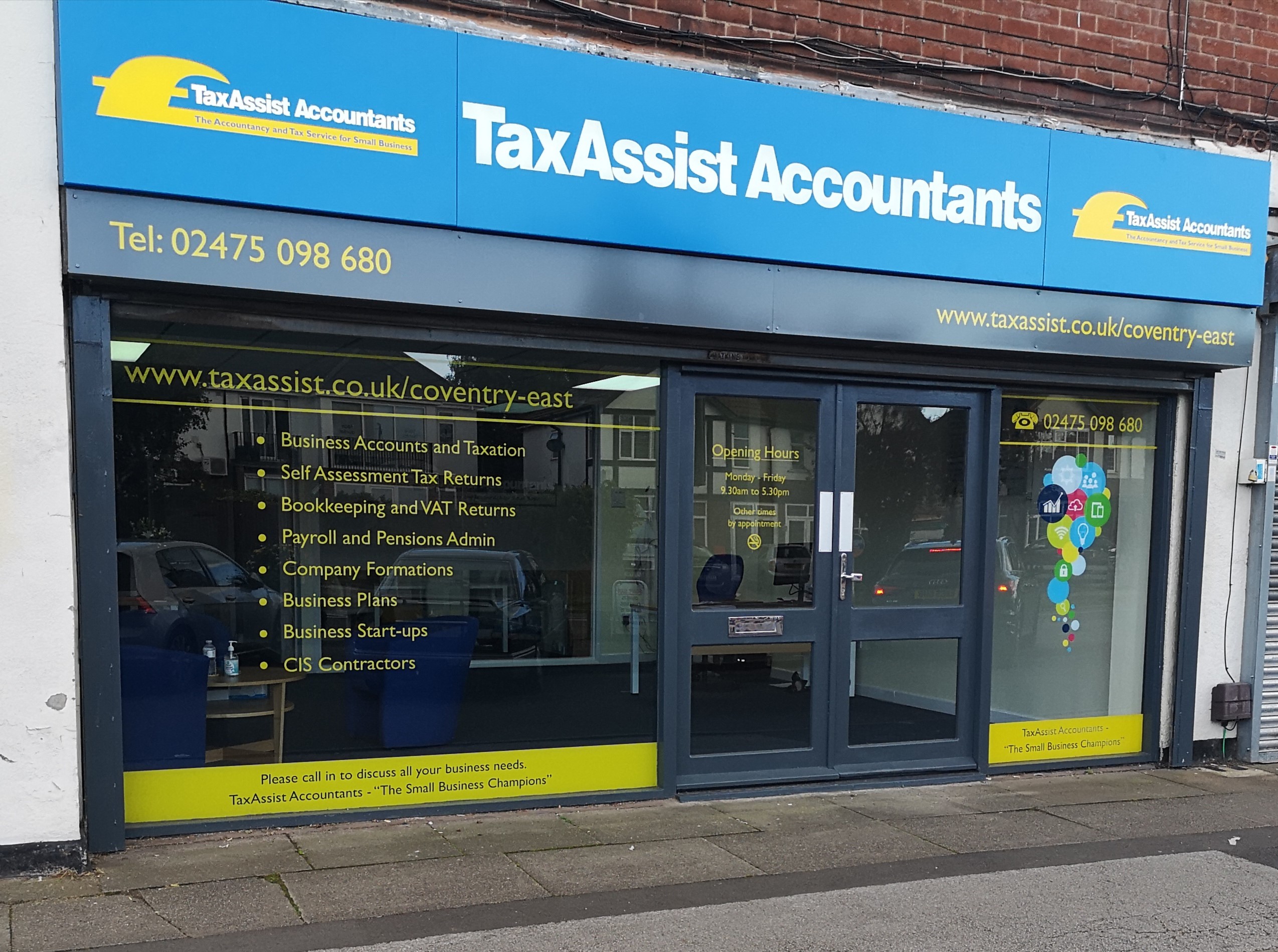 TaxAssist Coventry Franchise Territory