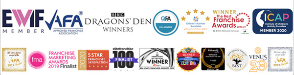 Razzamataz franchise award banner Razzamataz franchise award banner