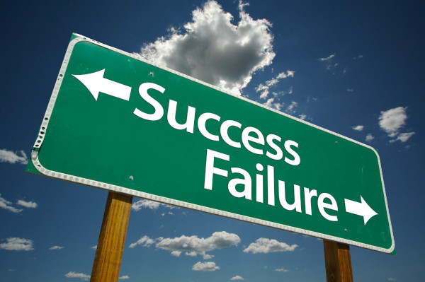 Stock Photo Success and Failure