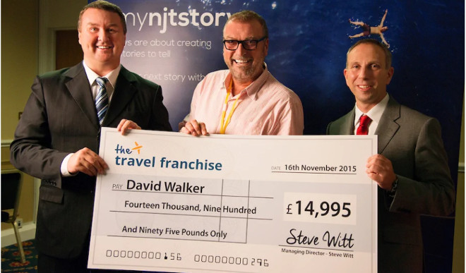 David Walker became a travel consultant with The Travel Franchise