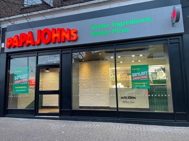 Papa Johns new branding Papa Johns new branding