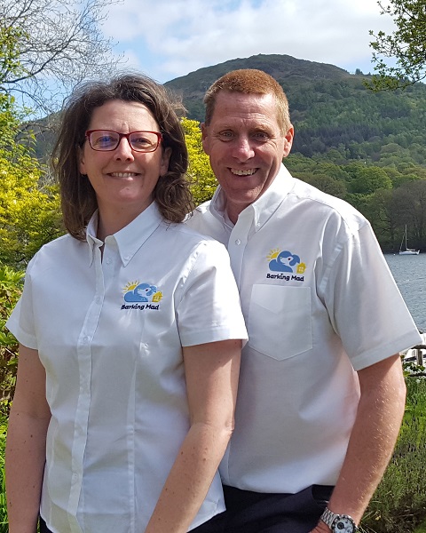 Barking Mad franchisees Amanda and Alan Hartley