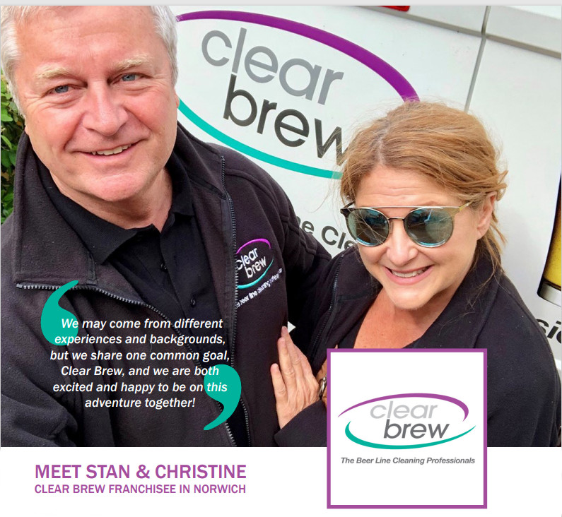 Meet Clear Brew Norwich franchisees Stan and Christine