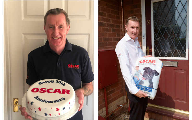 Neil Stapleton from Honiton, Devon celebrates 25 years of franchising success with OSCAR Neil Stapleton from Honiton, Devon celebrates 25 years of franchising success with OSCAR