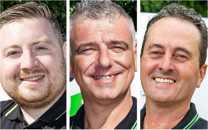 Andy, Karl and Andy - Ovenu franchisees