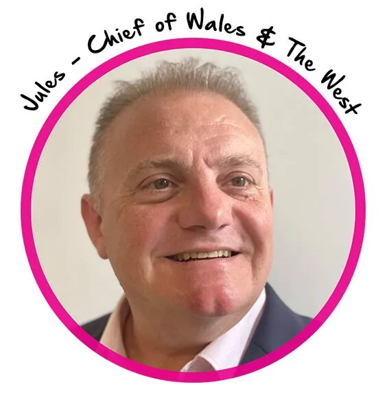 Jules, Regional Director for Wales and The West for happinest